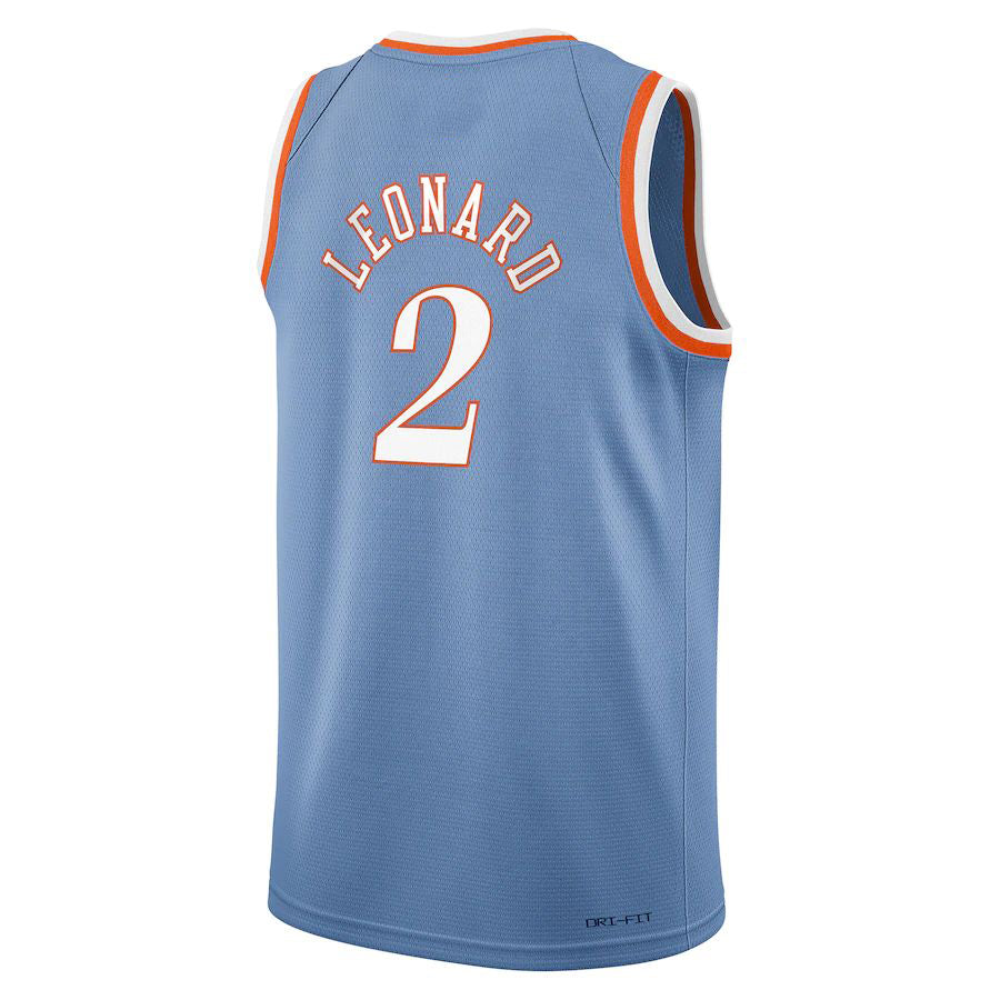 Custom #2 Light Blue 2021 LAC Basketball Shirt Top