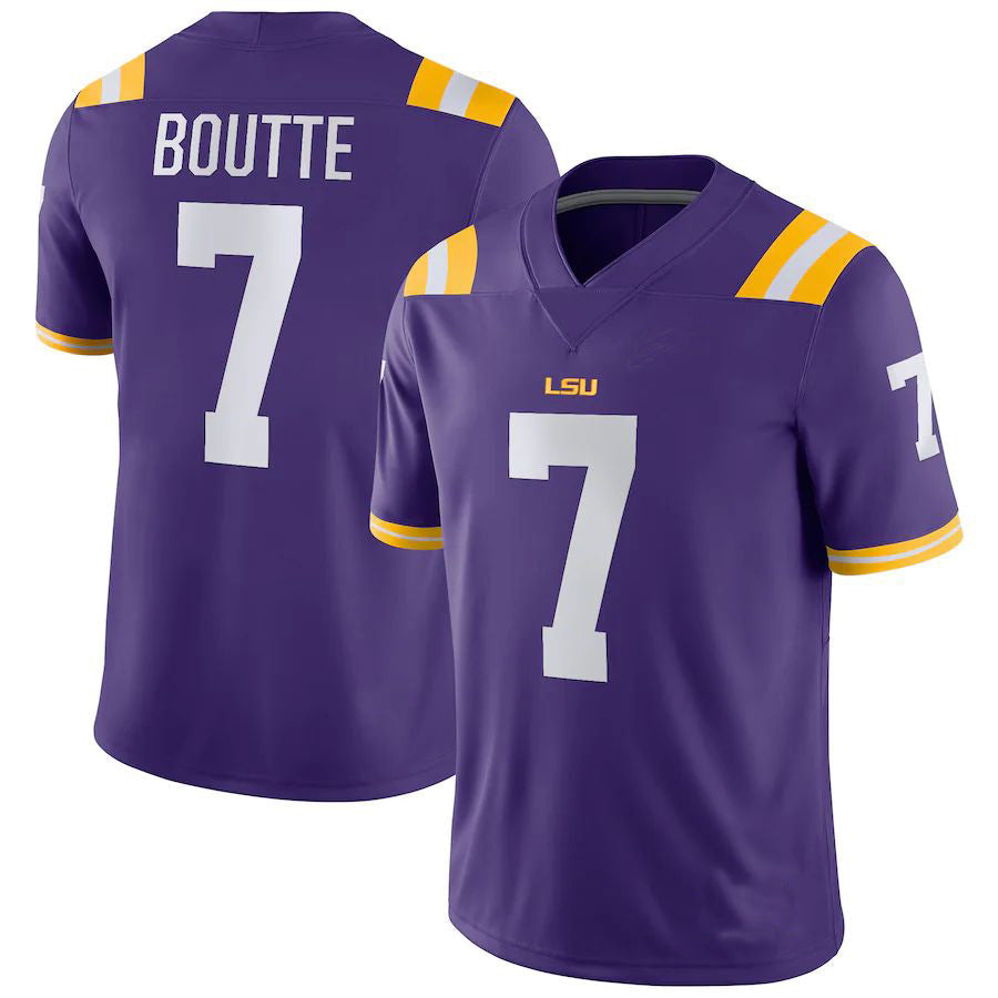 Custom #7 Purple Football Shirt Top