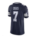 Custom #7 Navy DAL Football Shirt Top