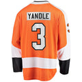 Custom #3 Orange PHI Hockey Shirt Top