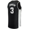 Custom #3 Black SAS Basketball Shirt Top