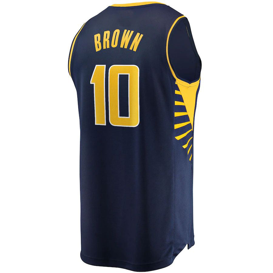 Custom #10 Navy 2021 IND Basketball Shirt Top