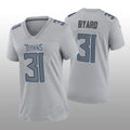 Custom #31 Gray TEN Football Shirt Top