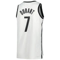 Custom #7 White 2022 BKN Basketball Shirt Top