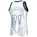 Custom #21 Platinum 1997 MIN Basketball Shirt Top