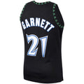 Custom #21 Black 1997 MIN Basketball Shirt Top