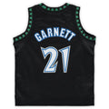 Custom #21 Black 1997 MIN Basketball Shirt Top