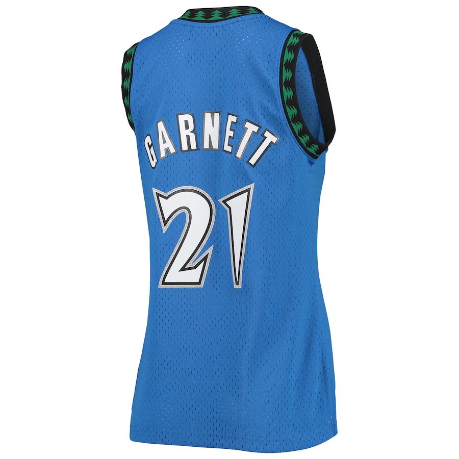 Custom #21 Blue MIN Basketball Shirt Top