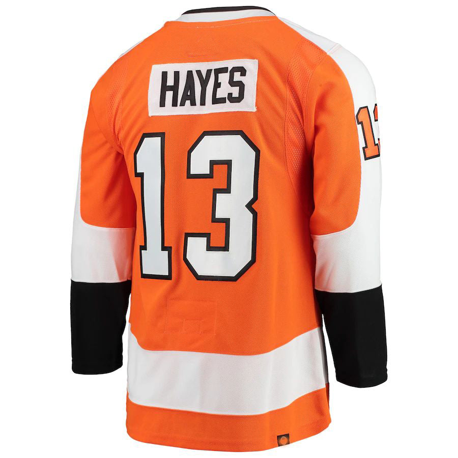 Custom #13 Orange PHI Hockey Shirt Top
