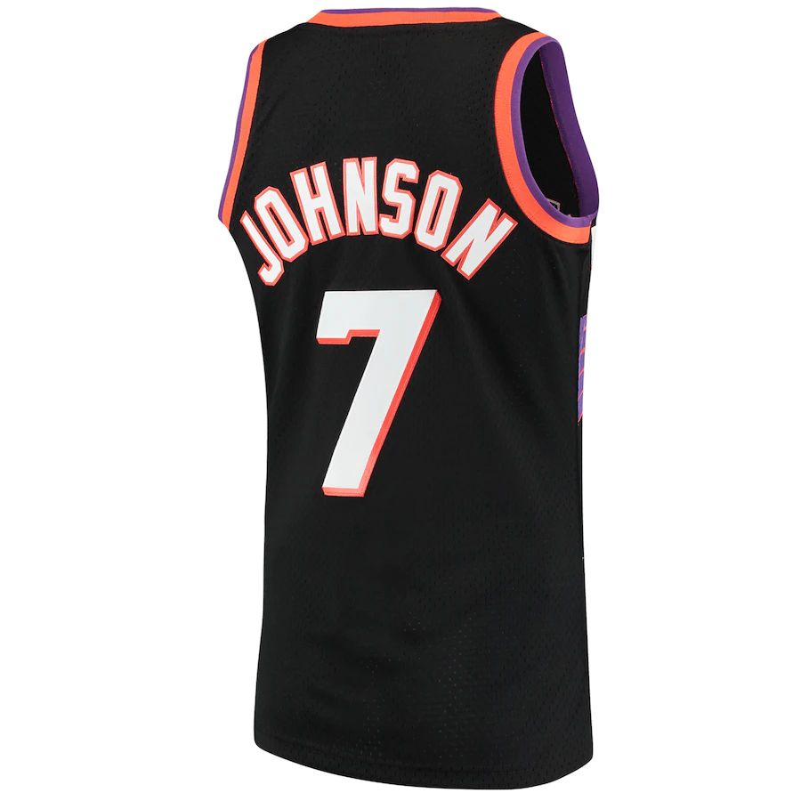 Custom #7 Black 1996 PHX Basketball Shirt Top