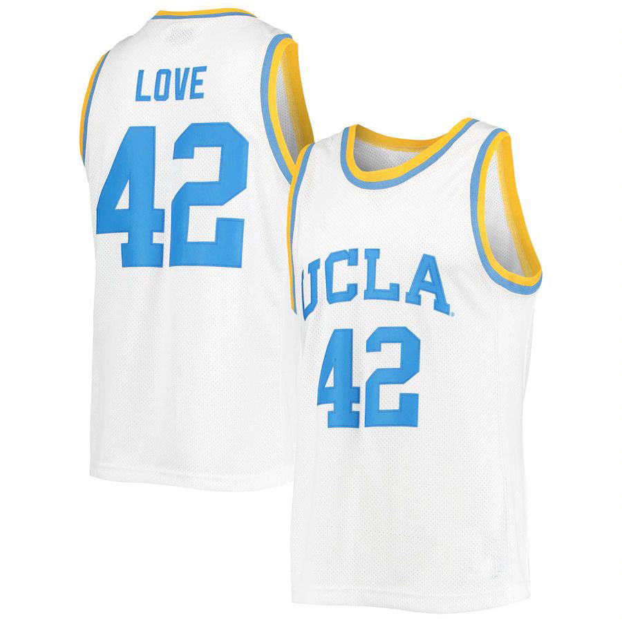 Custom #42 White Retro Basketball Shirt Top