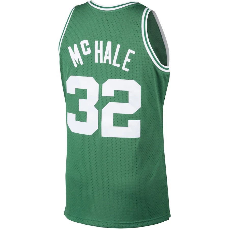 Custom #32 Green 1985 BOS Basketball Shirt Top