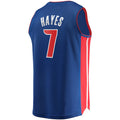 Custom #7 Blue 2020 DET Basketball Shirt Top