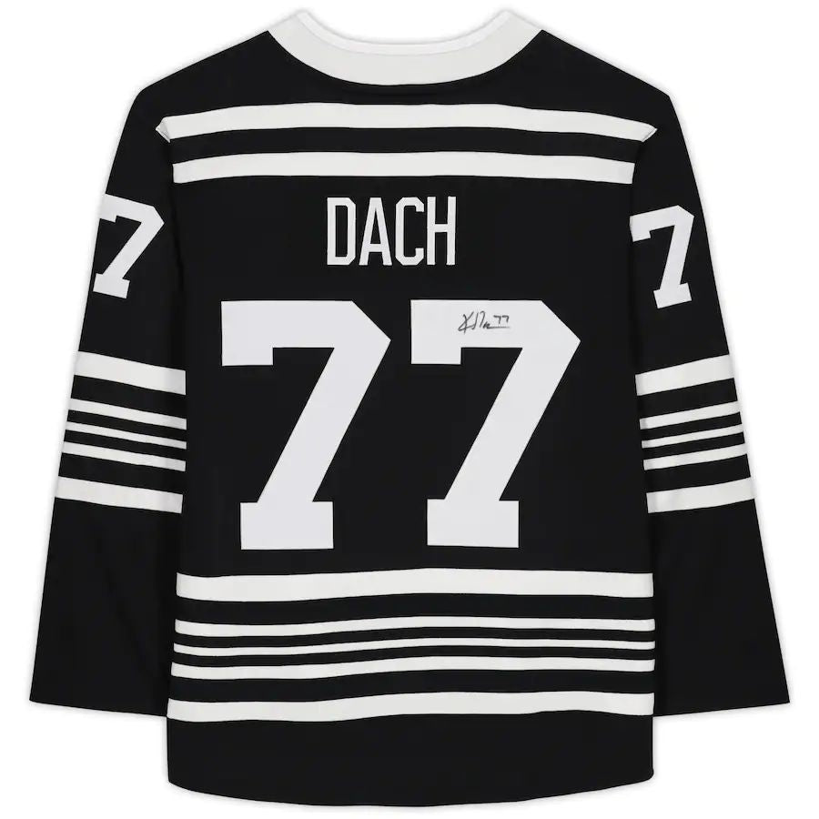 Custom #77 Black CHI Hockey Shirt Top