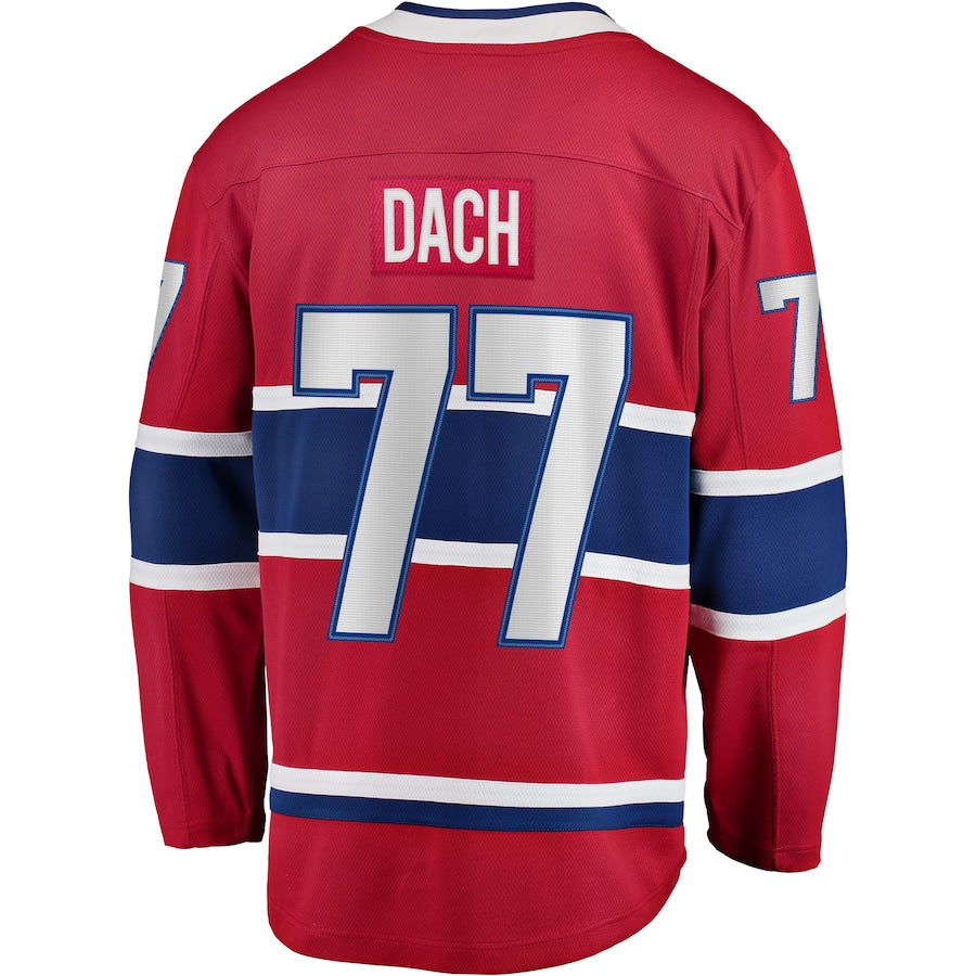 Custom #77 Red MTL Hockey Shirt Top