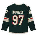 Custom #97 Green MIN Hockey Shirt Top
