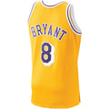 Custom #8 Gold 1996 LAL Basketball Shirt Top