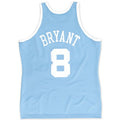 Custom #8 Light Blue 2004 LAL Basketball Shirt Top