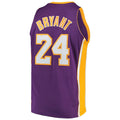 Custom #24 Purple 2008 LAL Basketball Shirt Top