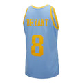 Custom #8 Light Blue 2001 LAL Basketball Shirt Top