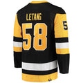 Custom #58 Black PIT Hockey Shirt Top