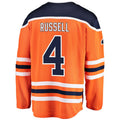 Custom #4 Orange EDM Hockey Shirt Top
