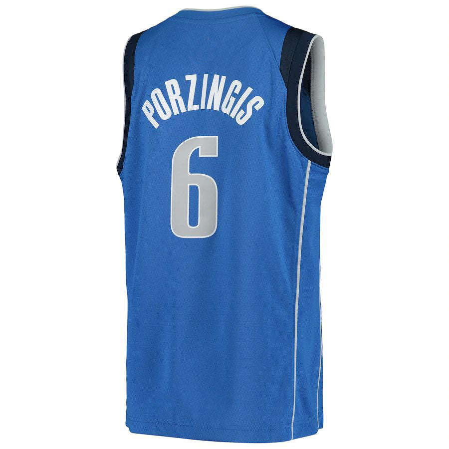 Custom #6 Blue 2020 DAL Basketball Shirt Top