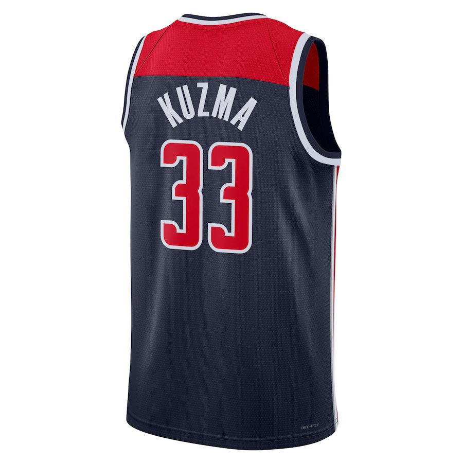 Custom #33 Navy WAS Basketball Shirt Top