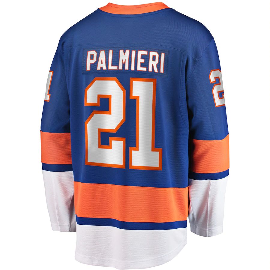 Custom #21 2017 NYI Hockey Shirt Top