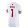 Custom #1 White Football Shirt Top