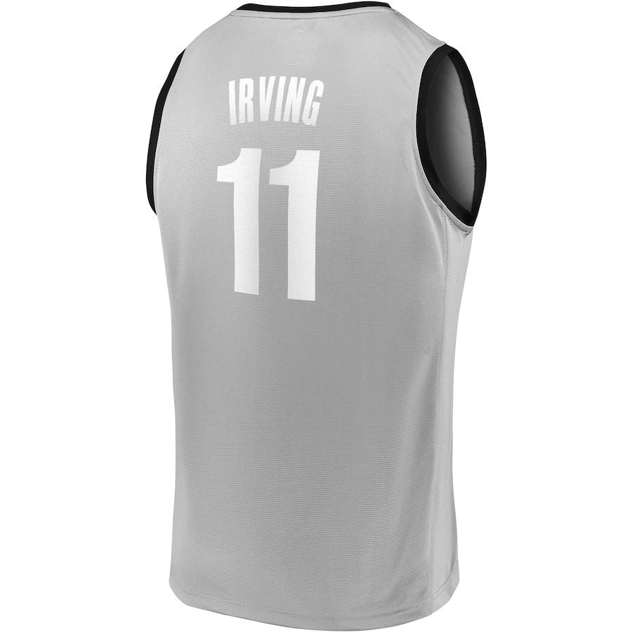 Custom #11 Charcoal 2019 BKN Basketball Shirt Top