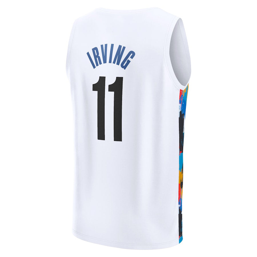 Custom #11 White 2022 BKN Basketball Shirt Top