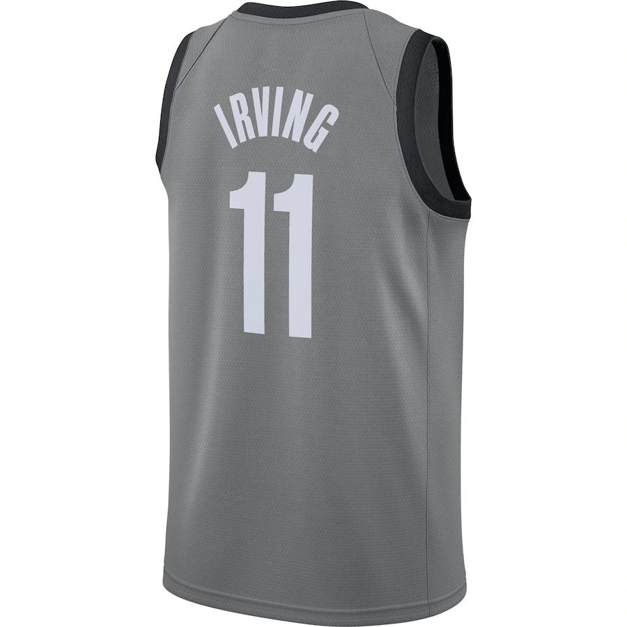 Custom #11 Gray 2020 BKN Basketball Shirt Top