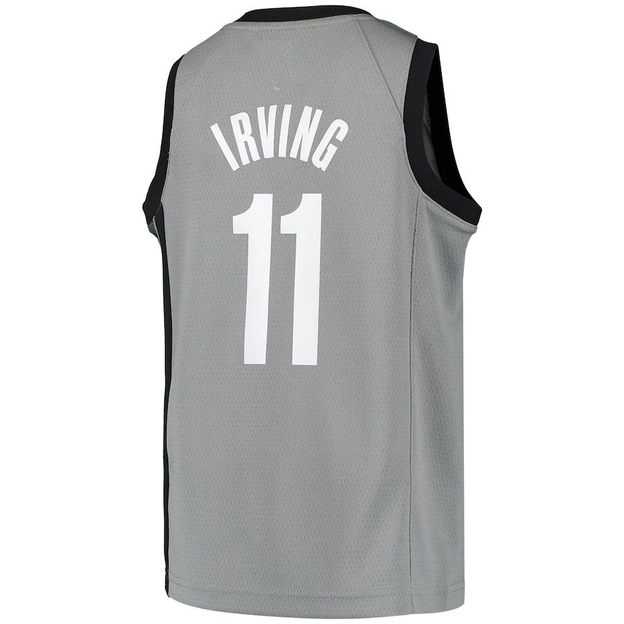 Custom #11 Gray 2020 BKN Basketball Shirt Top