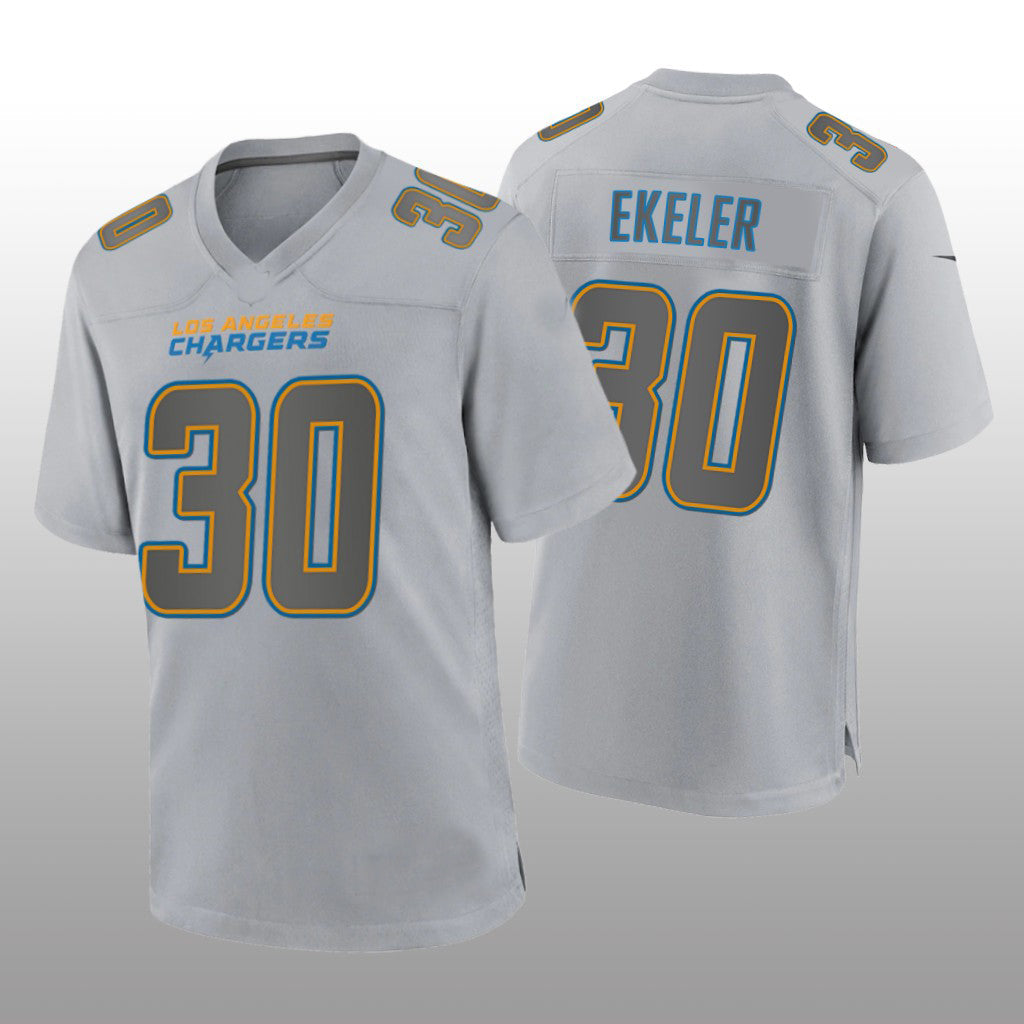 Custom #30 Gray LAC Football Shirt Top