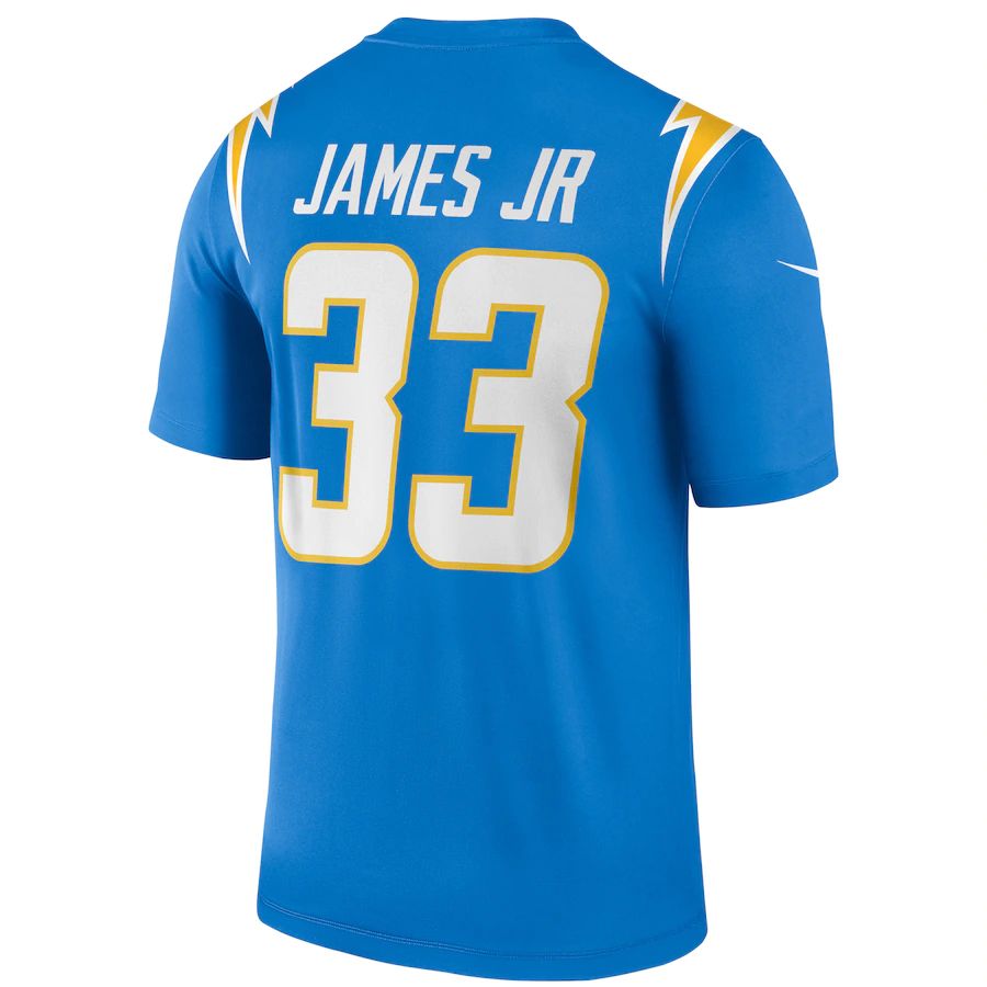 Custom #33 Powder Blue LAC Football Shirt Top