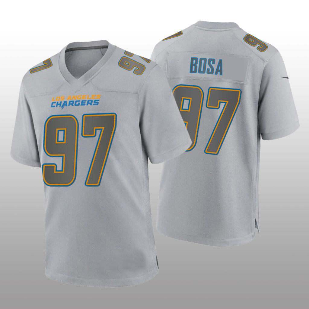 Custom #97 Gray LAC Football Shirt Top