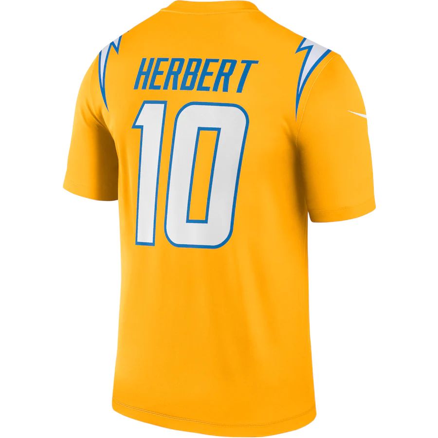 Custom #10 Gold LAC Football Shirt Top
