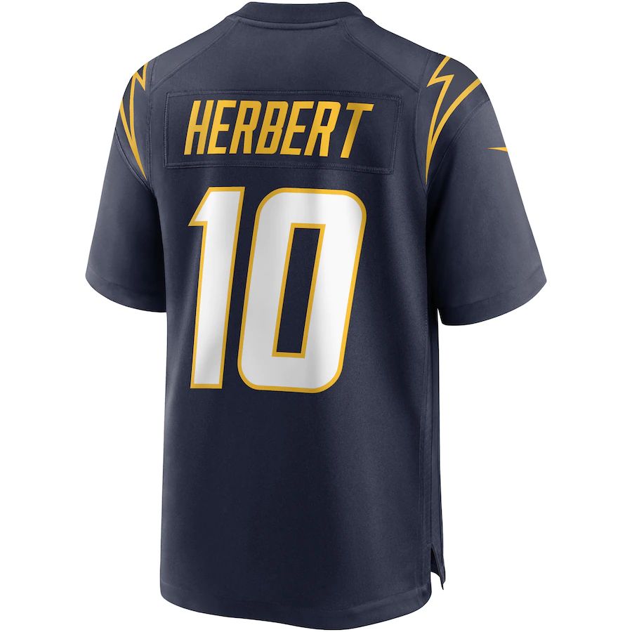 Custom #10 Navy LAC Football Shirt Top