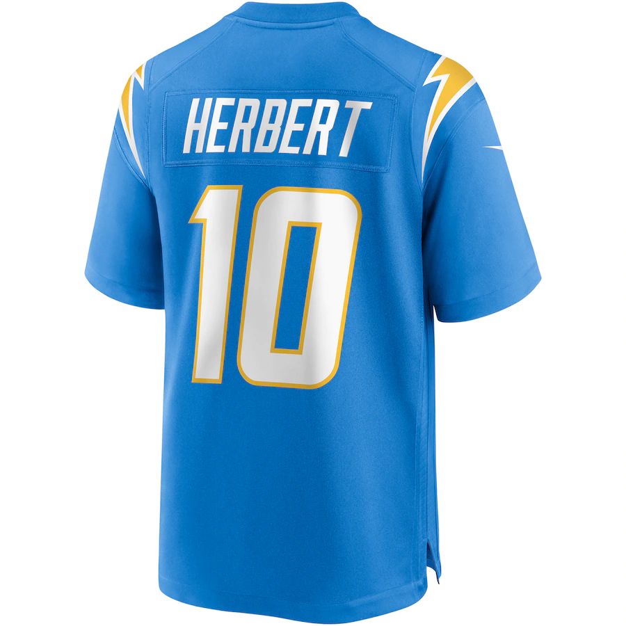 Custom #10 Powder Blue LAC Football Shirt Top