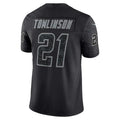 Custom #21 Black LAC Football Shirt Top
