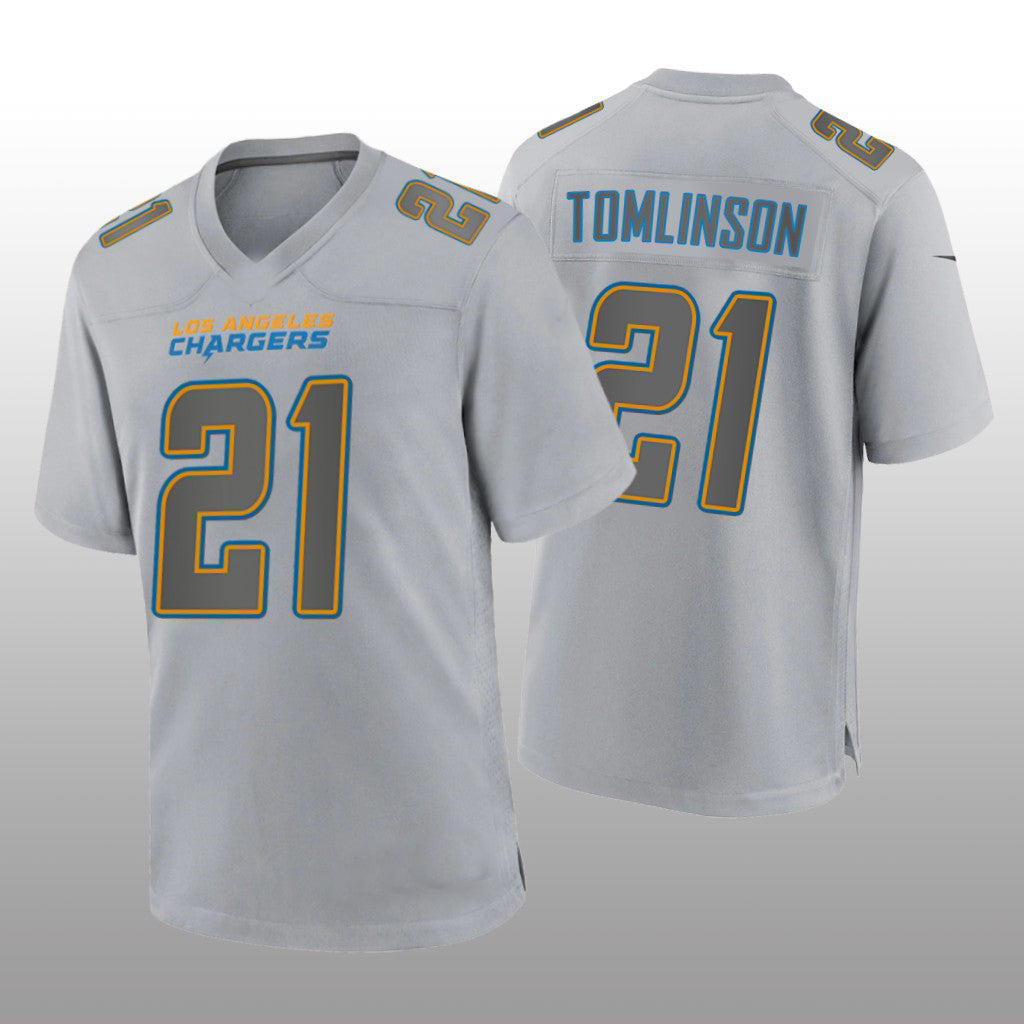 Custom #21 Gray LAC Football Shirt Top