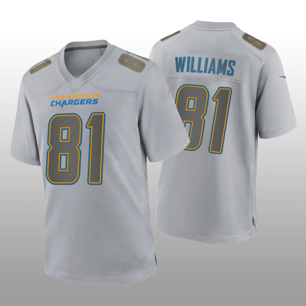 Custom #81 Gray LAC Football Shirt Top