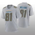 Custom #81 Gray LAC Football Shirt Top
