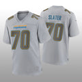 Custom #70 Gray LAC Football Shirt Top