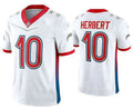 Custom #10 White 2022 LAC Football Shirt Top