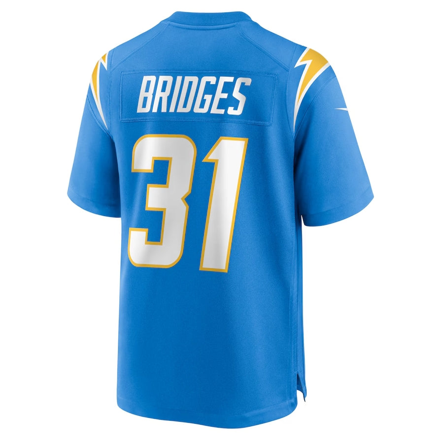 Custom #31 Powder Blue LAC Football Shirt Top