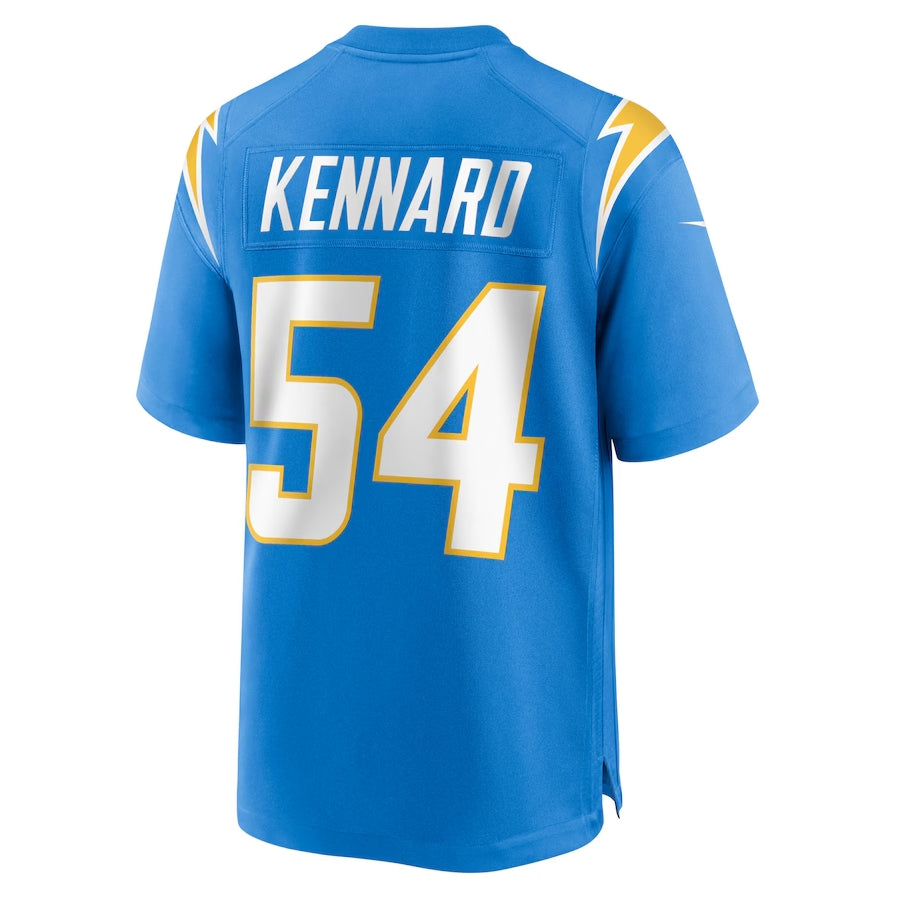 Custom #54 Powder Blue LAC Football Shirt Top
