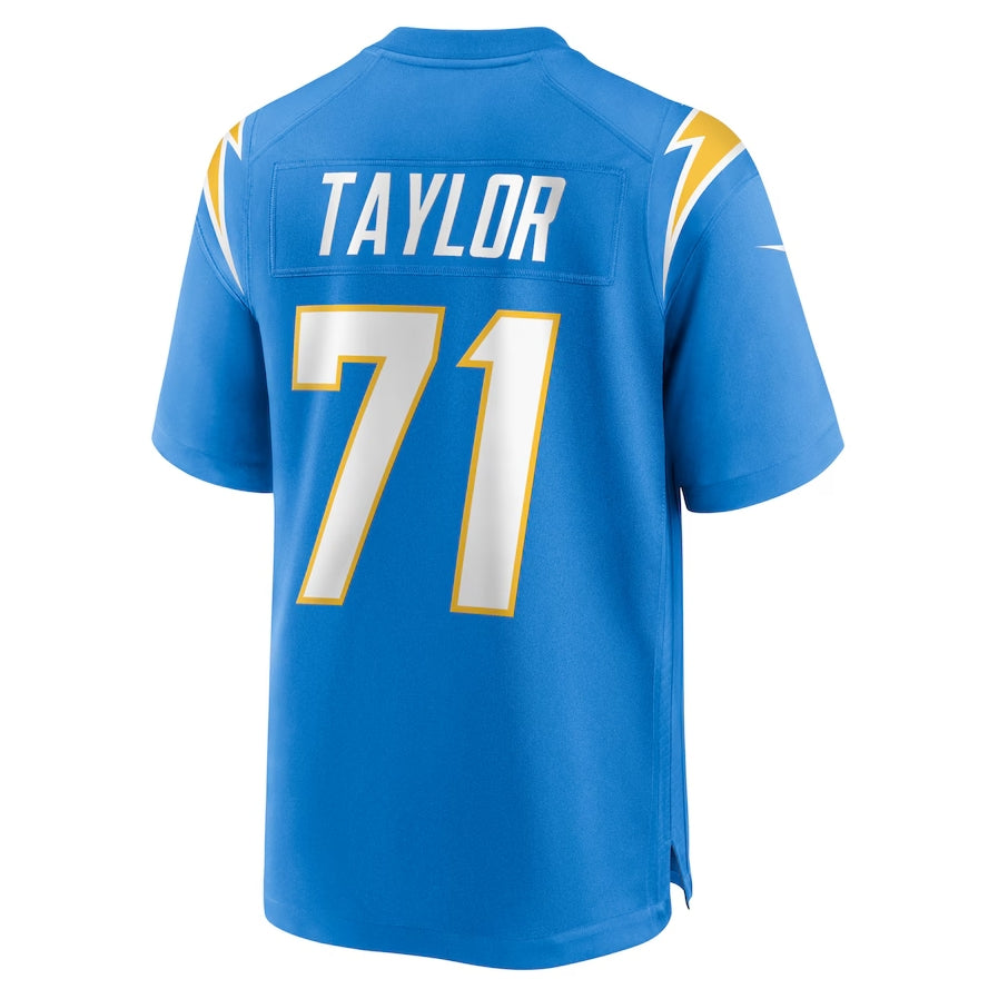Custom #71 Powder Blue LAC Football Shirt Top