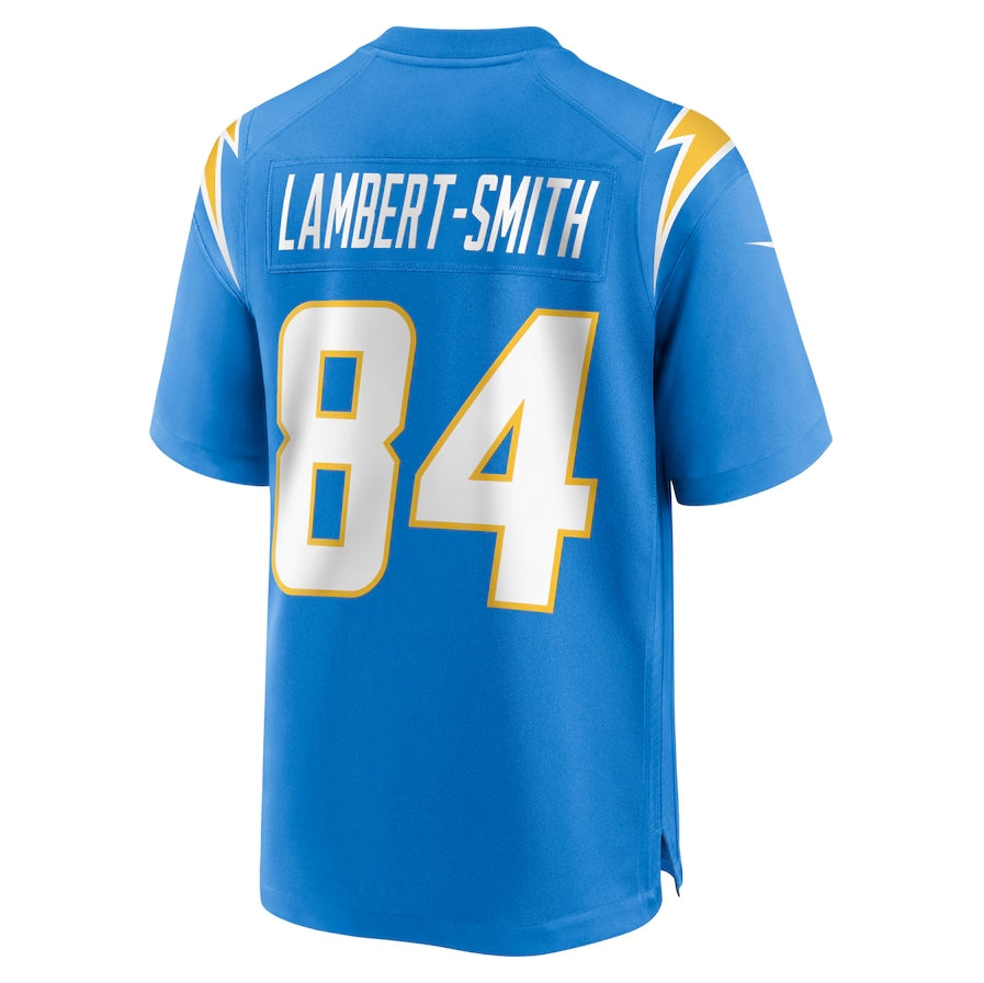 Custom #84 Powder Blue LAC Football Shirt Top